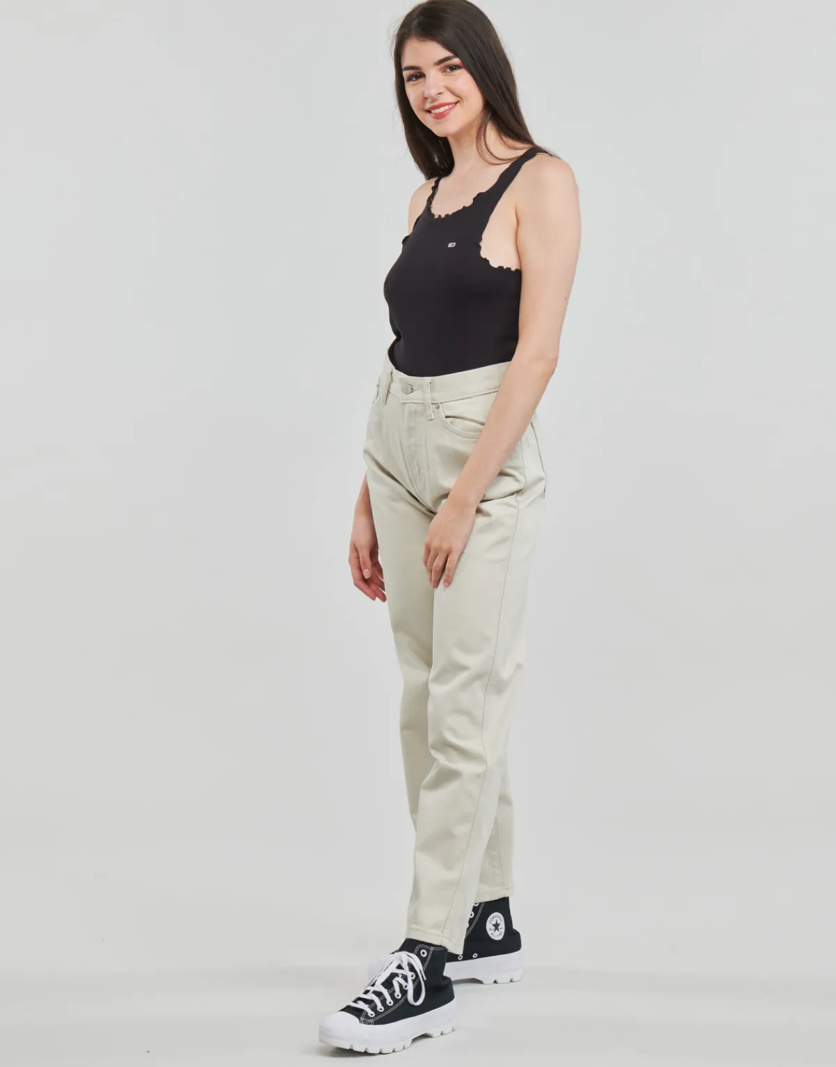 Jeans^Tommy Jeans - TJW BETSY MID RISE LOOSE Beige