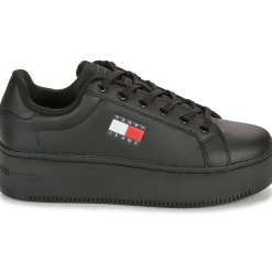 Baskets Mode^Tommy Jeans - TJW FLATFORM ESS Noir