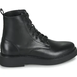 Bottines / Boots^Tommy Jeans - TJW LACE UP FLAT BOOT Noir