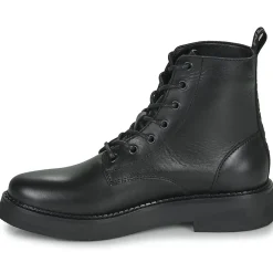 Bottines / Boots^Tommy Jeans - TJW LACE UP FLAT BOOT Noir