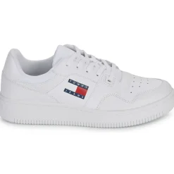 Baskets Mode^Tommy Jeans - TJW RETRO BASKET ESS Blanc