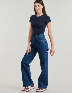 T-shirts & Polos^Tommy Jeans - TJW SLIM C-NECK TEE Marine