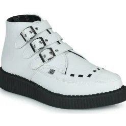 Bottines / Boots^TUK - POINTED CREEPER 3 BUCKLE BOOT Blanc