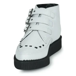 Bottines / Boots^TUK - POINTED CREEPER 3 BUCKLE BOOT Blanc