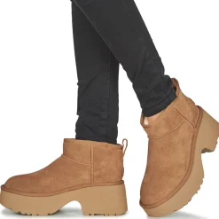 Bottines / Boots^UGG - W CLASSIC ULTRA MINI NEW HEIGHTS Cognac