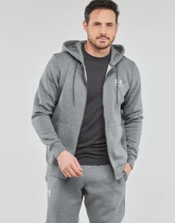 Sweats & Polaires^Under Armour - UA ESSENTIAL FLEECE FZ HOOD Gris