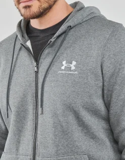 Sweats & Polaires^Under Armour - UA ESSENTIAL FLEECE FZ HOOD Gris