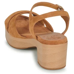 Sandales Et Nu-pieds^Unisa - IRAM Camel