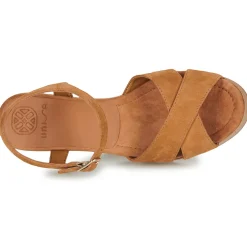 Sandales Et Nu-pieds^Unisa - IRAM Camel