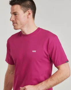 T-shirts & Polos^Vans - MN LEFT CHEST LOGO TEE Bordeaux