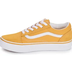 Baskets Mode^Vans - OLD SKOOL PLATFORM Jaune