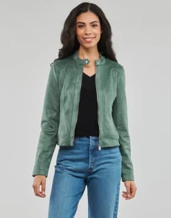 Vestes^Vero Moda - VMJOSE MARI SHORT FAUX SUEDE JACKET BOOS Vert
