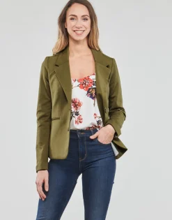 Vestes^Vero Moda - VMLUCCA LS SLIM JERSEY BLAZER NOOS Kaki