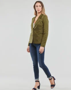 Vestes^Vero Moda - VMLUCCA LS SLIM JERSEY BLAZER NOOS Kaki