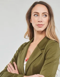 Vestes^Vero Moda - VMLUCCA LS SLIM JERSEY BLAZER NOOS Kaki
