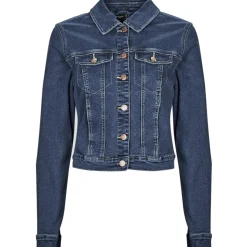 Vestes^Vero Moda - VMLUNA LS SLIM DNM JACKET MIX GA NOOS Bleu