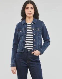 Vestes^Vero Moda - VMLUNA LS SLIM DNM JACKET MIX GA NOOS Bleu