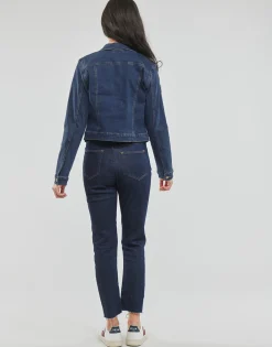 Vestes^Vero Moda - VMLUNA LS SLIM DNM JACKET MIX GA NOOS Bleu