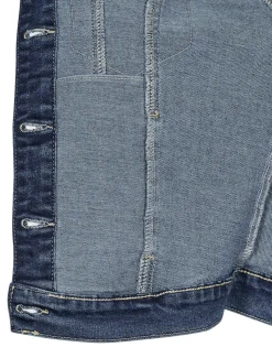 Vestes^Vero Moda - VMLUNA LS SLIM DNM JACKET MIX GA NOOS Bleu