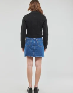 Vestes^Vero Moda - VMLUNA LS SLIM DNM JACKET MIX GA NOOS Noir