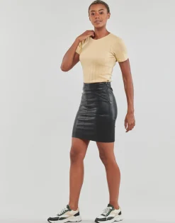 Jupes^Vero Moda - VMOLYMPIA HW SHORT PL SKIRT NOOS Noir