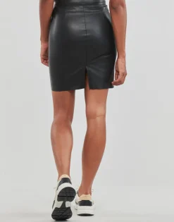 Jupes^Vero Moda - VMOLYMPIA HW SHORT PL SKIRT NOOS Noir