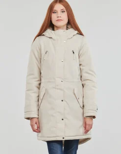 Manteaux^Vero Moda - VMTRACK AW23 PARKA COAT Beige