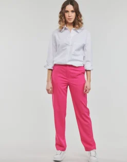 Pantalons^Vero Moda - VMZELDA H/W STRAIGHT PANT EXP NOOS Rose