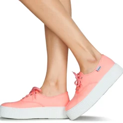 Baskets Mode^Victoria - DOBLE FLUO Corail