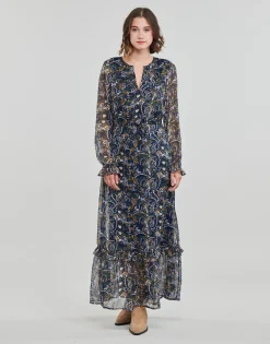 Robes^Vila - VIKELLY V-NECK L/S ANCLE Multicolore
