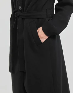 Manteaux^Vila - VIPOKO LONG BELT COAT Noir