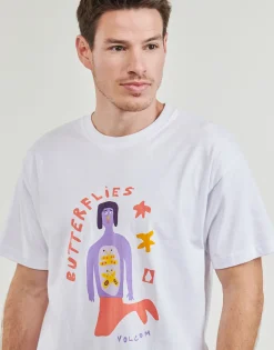 T-shirts & Polos^Volcom - FA ARTHUR LONGO 2 LSE SST Blanc