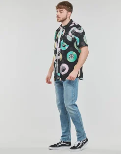 Chemises^Volcom - V ENT LP WOVEN SS Noir