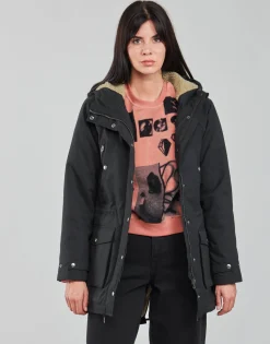 Manteaux^Volcom - WALK ON BY 5K PARKA Noir