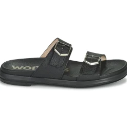 Mules / Sabots^Wonders - B-7421-WILD Noir
