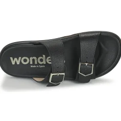 Mules / Sabots^Wonders - B-7421-WILD Noir