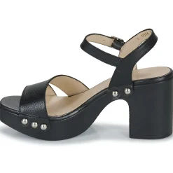 Sandales Et Nu-pieds^Wonders - L-1016-WILD Noir
