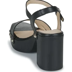 Sandales Et Nu-pieds^Wonders - L-1016-WILD Noir