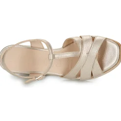 Sandales Et Nu-pieds^Wonders - M-1024 Doré