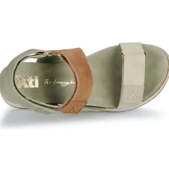 Sandales Et Nu-pieds^Xti - 143848 Kaki