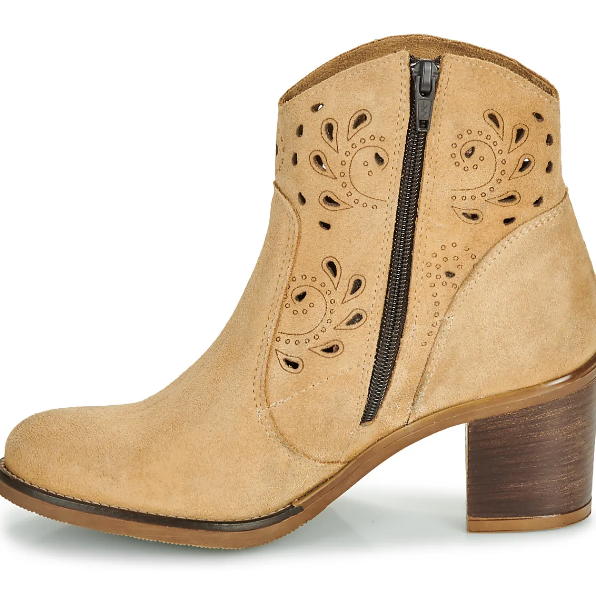 Bottines / Boots^YOKONO - ORNE-004-SERRAJE-BEIG Taupe