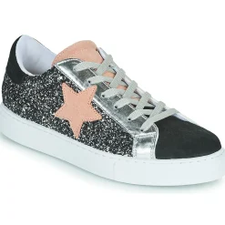 Baskets Mode^Yurban - ANISTAR Argenté