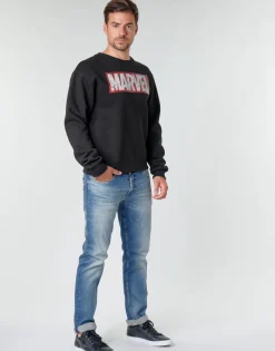 T-shirts & Polos^Yurban - MARVEL MAGAZINE CREW Noir