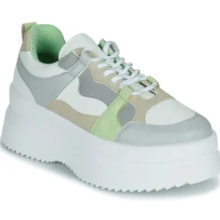 Baskets Mode^Yurban - PASTELLA Gris