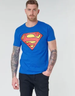 T-shirts & Polos^Yurban - SUPERMAN LOGO CLASSIC Bleu