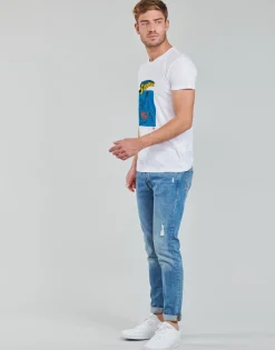 T-shirts & Polos^Yurban - SUPERMAN PEDREUX Blanc